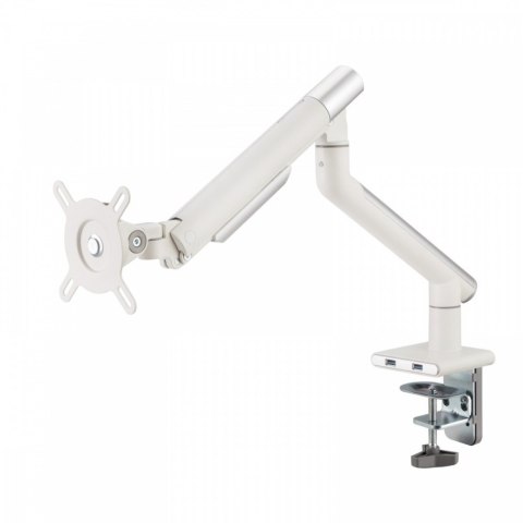 Uchwyt biurkowy gazowy do 1 monitora LED/LCD 17-32" L-19GD 2-9kg 2xUSB 3.0 Premium Aluminiowy ART