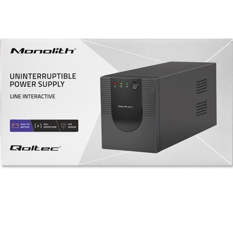 Zasilacz awaryjny UPS | Monolith | 2000VA | 1200W Qoltec
