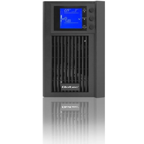 Zasilacz awaryjny UPS | On-line | Pure Sine Wave | 2kVA | 1.6kW |LCD | USB Qoltec