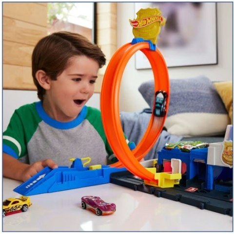 Zestaw City Super posterunek policji Hot Wheels