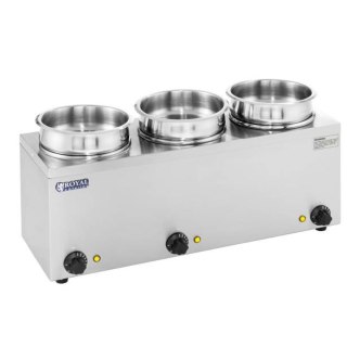 Bemar elektryczny podgrzewacz do zupy 450W 230V 3 x 3.8L Royal Catering