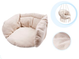 Huśtawka LUARO fotel bocianie gniazdo z poduszką ecru 80cm 150kg Kik Sp. z o. o. Sp. k.