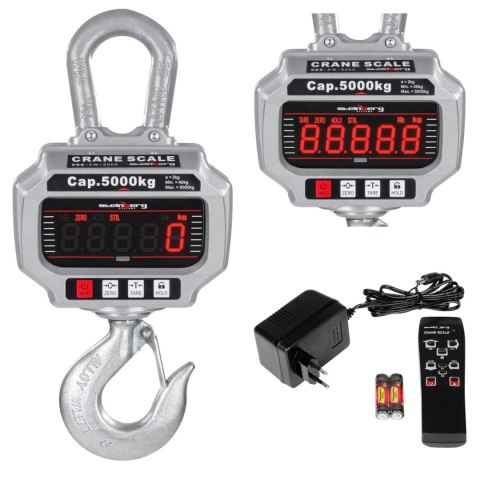 Waga hakowa 5 TON zdalnie sterowana - dźwig suwniaca - LED Steinberg Systems