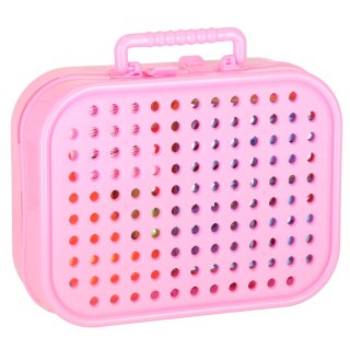 Klocki konstrukcyjne układanka w walizce kreatywna mozaika + wkrętarka jednorożec Kik Sp. z o. o. Sp. k.