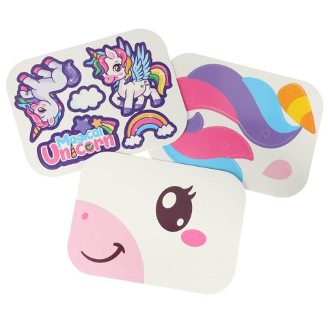 Klocki konstrukcyjne układanka w walizce kreatywna mozaika + wkrętarka jednorożec Kik Sp. z o. o. Sp. k.