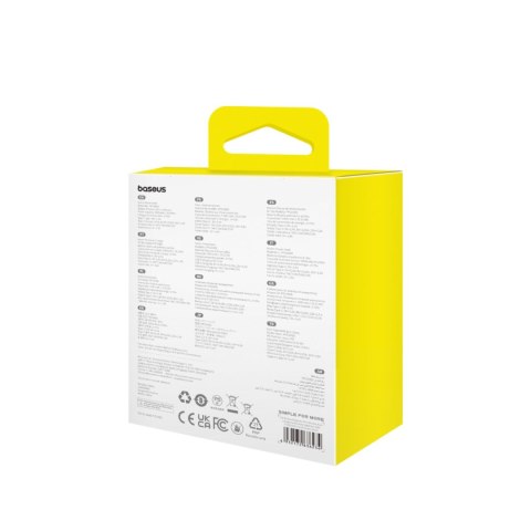 Mini powerbank 5000mAh 20W + kabel USB-C 20V / 3A fioletowy BASEUS