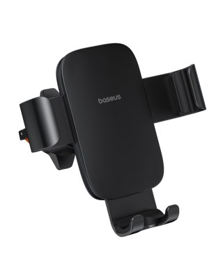 Uchwyt samochodowy na telefon grawitacyjny na kratkę nawiewu Metal Age 3 - czarny BASEUS