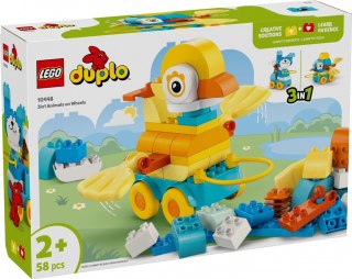 Klocki DUPLO 10448 3 w 1 Zwierzątka na kółkach LEGO