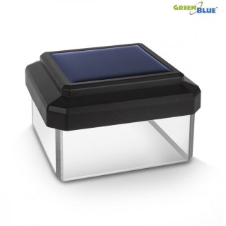 Lampa solarna na słupek LED 80x80 GB127 Daszek kopertowy GreenBlue