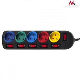 Listwa zasilająca 1,5m przedłużacz 5 gniazd MCE204M Maclean