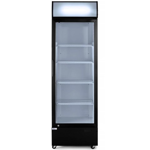 Witryna szafa chłodnicza z podświetlanym panelem reklamowym 360L ARKTIC