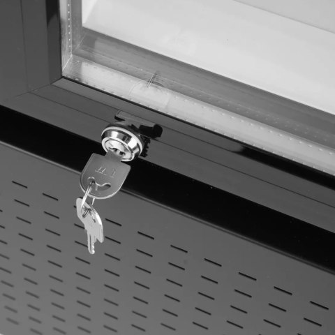 Witryna szafa chłodnicza z podświetlanym panelem reklamowym 360L ARKTIC