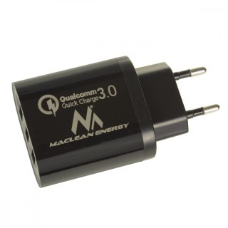 Ładowarka sieciowa QC 3xUSB MCE479B Maclean