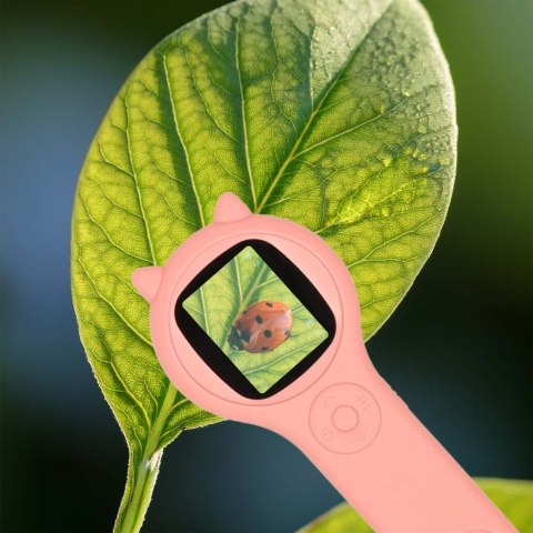 Mikroskop optyczny lupa cyfrowa 500x 2Mpx różowy Kik Sp. z o. o. Sp. k.