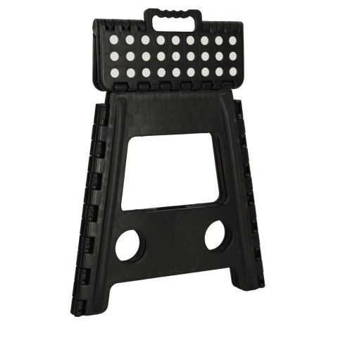 Stołek taboret składany antypoślizgowy 39cm czarny Kik Sp. z o. o. Sp. k.