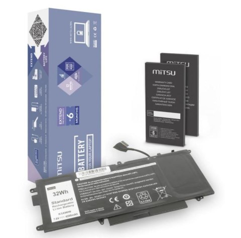 Bateria do Dell Latitude E5289, 7390 4200 mAh (32 Wh) 7.6V Mitsu