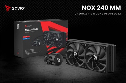 Chłodzenie wodne NOX 240 mm Savio