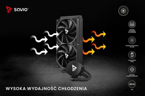 Chłodzenie wodne NOX 240 mm Savio