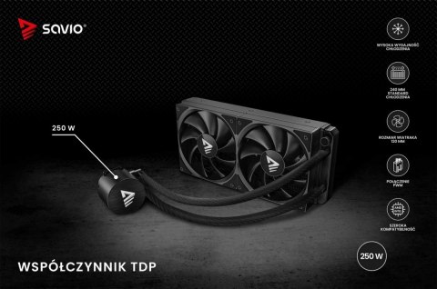 Chłodzenie wodne NOX 240 mm Savio