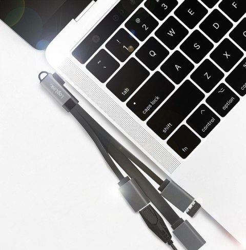 Hub USB 3.2, USB-C/M 90, do 3xUSB-A/F, 0.15m LogiLink