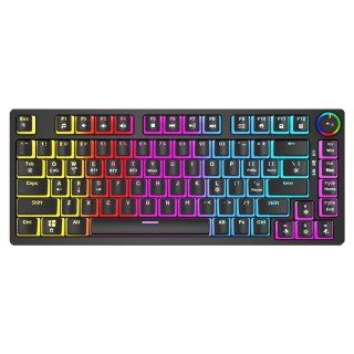 Klawiatura mechaniczna bezprzewodowa PHENIX, Gateron Red Pro, Pudding Savio