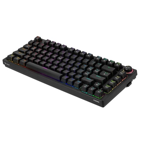 Klawiatura mechaniczna bezprzewodowa PHENIX Gateron Yellow Pro, ABS Savio