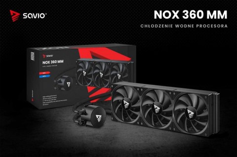 Chłodzenie wodne NOX 360 mm Savio
