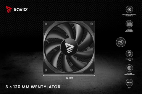 Chłodzenie wodne NOX 360 mm Savio