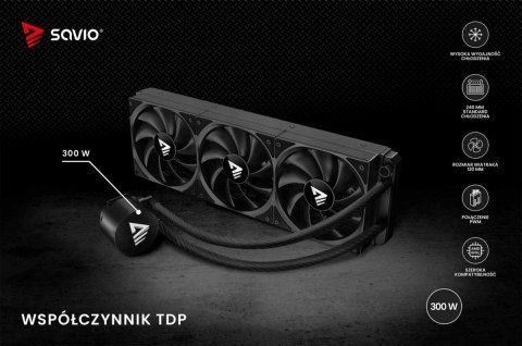 Chłodzenie wodne NOX 360 mm Savio