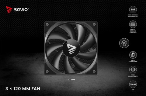 Chłodzenie wodne NOX 360 mm Savio