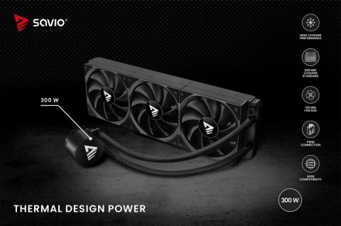 Chłodzenie wodne NOX 360 mm Savio