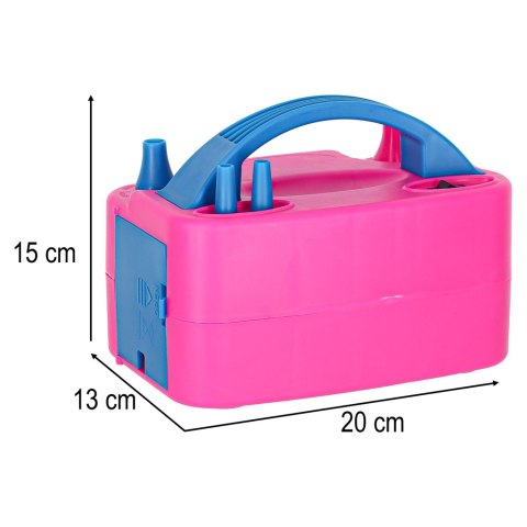 Pompka do balonów elektryczna mocna na 2 balony 2 dysze pompujące Kik Sp. z o. o. Sp. k.