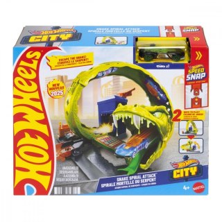 Tor samochodowy City Zestaw Zakręcony tor węża Hot Wheels