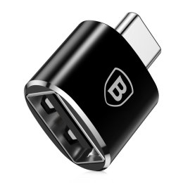 Adapter przejściówka ze złącza USB na USB-C OTG - czarny BASEUS