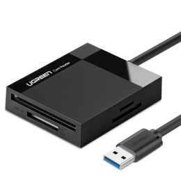 Czytnik kart pamięci SD / micro SD / CF / MS wtyczka USB 3.0 - czarny UGREEN