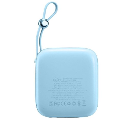 Powerbank 10000mAh Jelly Series 22.5W kabel Iphone Lightning niebieski JOYROOM