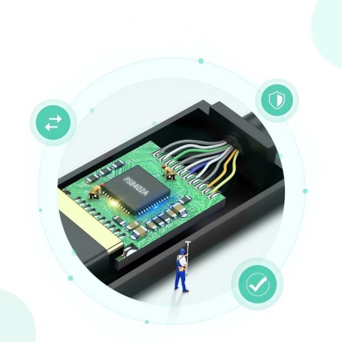 Adapter przejściówka mini DisplayPort - HDMI FHD 1080p - czarny UGREEN