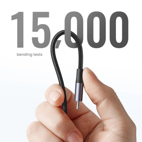 Kabel przewód Lightning - USB-C MFi 1.5 m - szary UGREEN