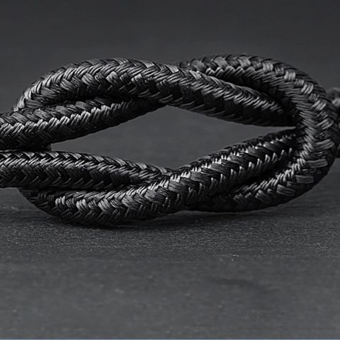 Kabel przewód USB-C 65W 2m - czarny DUDAO