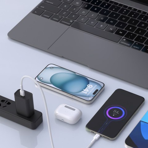 Kabel przewód USB-C PD 240W 1.2m - biały DUDAO