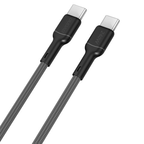 Kabel przewód USB-C PD 240W 1.2m - czarny DUDAO