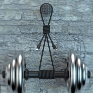 Kabel przewód USB-C PD 240W 1.2m - czarny DUDAO