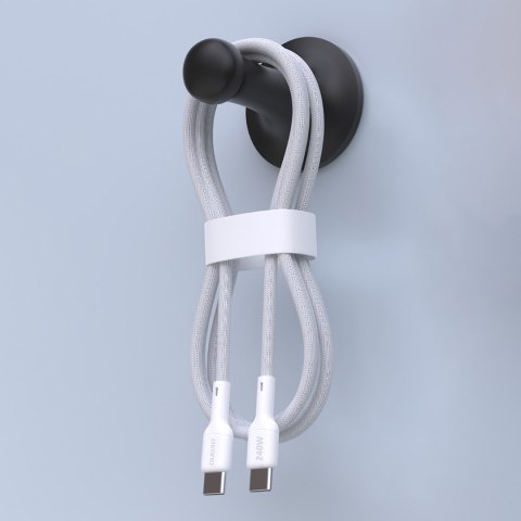 Kabel przewód USB-C PD 240W 2m - biały DUDAO