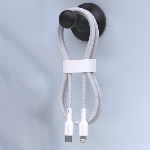 Kabel przewód USB-C - iPhone Lightning 30W 2m - biały DUDAO