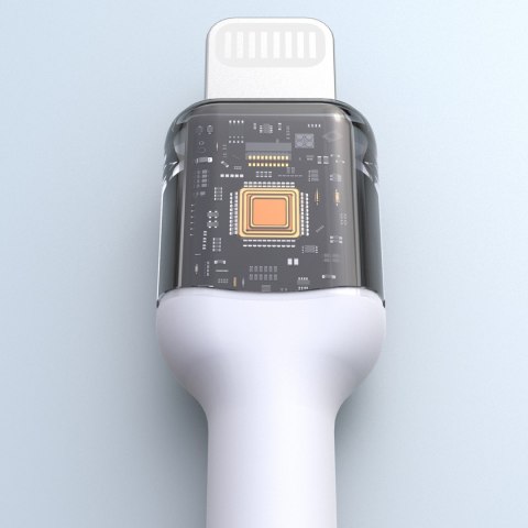 Kabel przewód USB-C - iPhone Lightning 30W 2m - biały DUDAO