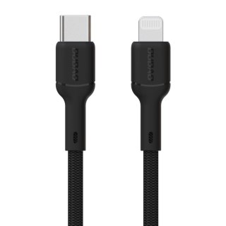 Kabel przewód USB-C - iPhone Lightning 30W 2m - czarny DUDAO