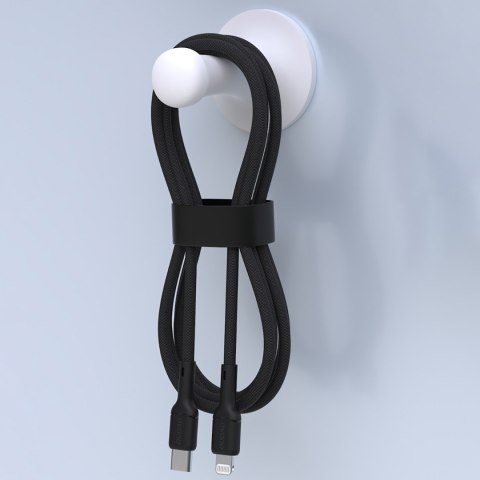 Kabel przewód USB-C - iPhone Lightning 30W 2m - czarny DUDAO