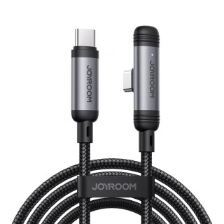 Kabel przewód kątowy USB-C 60W 1.2m - czarny JOYROOM