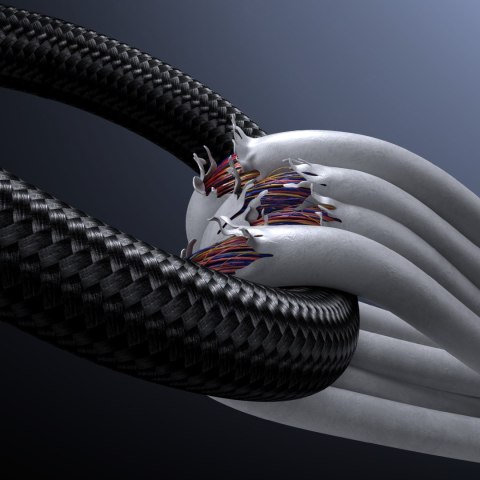 Kabel przewód z wyświetlaczem USB-A - iPhone Lightning 3A 1.2m - czarny JOYROOM