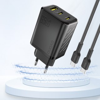 Ładowarka sieciowa A29 GaN USB-C USB-A 65W - czarna DUDAO